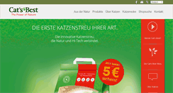 Desktop Screenshot of catsbest.de