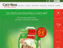 Tablet Screenshot of catsbest.de